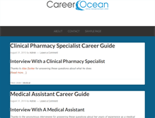 Tablet Screenshot of careerocean.com